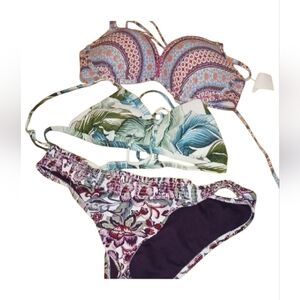 Colorful Patterned Bikini Set Xl Lot